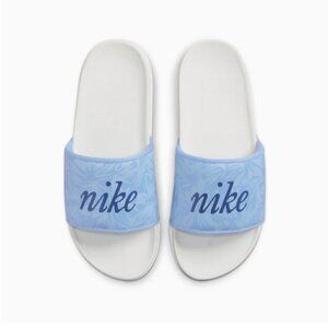 NWT Nike Offcourt Slide Print cobalt bliss/ diffused blue women’s size 11
